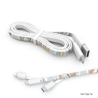 Powerstick 3 Foot Branded Triple Tip Cable found in Technology