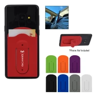 Silicone Vent Phone Wallet With Stand found in Technology