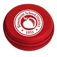 Round Zippered Electronics Travel Case found in Technology