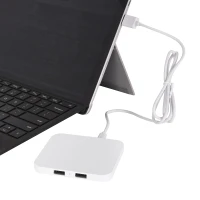 Power Up 2-Port USB Hub & Wireless Charging Pad found in Technology