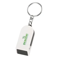 Phone Stand And Screen Cleaner Combo Key Chain found in Technology