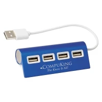 4-Port Aluminum Wave USB Hub found in Technology