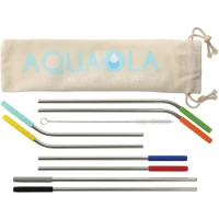 Reusable Stainless Straw 10 in 1 set found in Drinkware