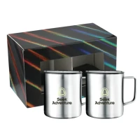 Rover Camp Mug 14oz Powder coated 2 in 1 Gift Set found in Drinkware