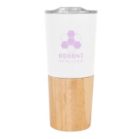 16 Oz. Marlow Stainless Steel Tumbler With Bamboo Base found in Drinkware