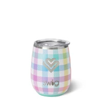 14 Oz. Swig Life™ Pretty In Plaid Stemless Wine Cup found in Drinkware