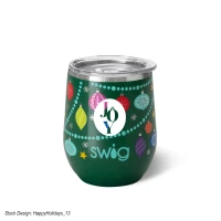 12 Oz. Swig Life™ O Christmas Tree Stainless Steel Wine Tumbler found in Drinkware