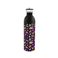 24 Oz. Full Color Stainless Steel Newcastle Bottle found in Drinkware