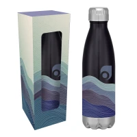16 Oz. Full Color Swiggy Stainless Steel Bottle With Custom Window Box found in Drinkware