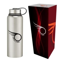 40 Oz. Stainless Steel Invigorate Bottle With Custom Box found in Drinkware