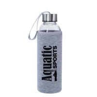18 Oz. Aqua Pure Glass Bottle found in Drinkware