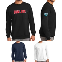 Port & Company® Essential Fleece Crewneck Sweatshirt With Patch found in Apparel