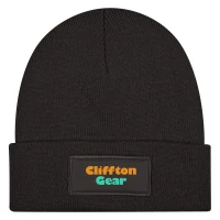 Patch Knit Beanie With Cuff found in Apparel