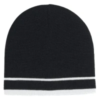 Knit Beanie With Double Stripe found in Apparel
