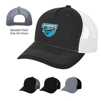 Infield 5-Panel Budget Mesh Back Cap With Woven Patch found in Apparel