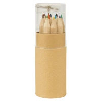 12-Piece Colored Pencil Set In Tube with Sharpener found in Pens & Writing