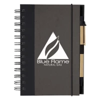 Eco-Inspired Spiral Notebook & Pen found in Office