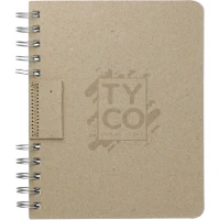 6'' x 7.5'' Recycled Cardboard Spiral JournalBook® found in Eco