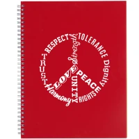 8.5'' x 11'' Remark FSC Recycled 5-subject Notebook found in Office