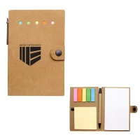 Jotter with Sticky Notes and Flags found in Office