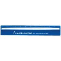 Plastic 12" Ruler with Magnifying Glass found in Office
