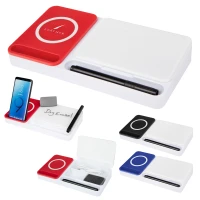 Desk Organizer with Wireless Charger & Dry Erase Board found in Office