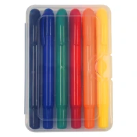 6-Piece Retractable Crayons In Case found in Pens & Writing