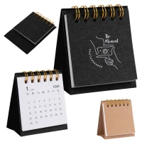 Kraft Paper Mini Desk Calendar found in Office