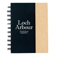 Small Spiral Notebook with Sticky Notes and Flags found in Office