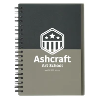 Two-Tone Spiral Notebook found in Office