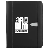 Eclipse Bonded Leather Zippered Portfolio with Calculator found in Office