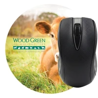 Dye Sublimated Computer Mouse Pad - 5" Dia. found in Technology