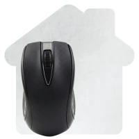 House Shaped Dye Sublimated Computer Mouse Pad found in Technology