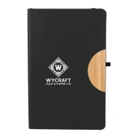 5.5'' x 8.5'' Kaya Recycled and Bamboo JournalBook found in Office