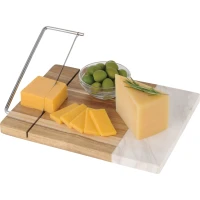 Marble and Acacia Wood Cheese Cutting Board found in Home & Garden