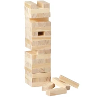 Tumbling Tower Wood Block Stacking Game found in Office